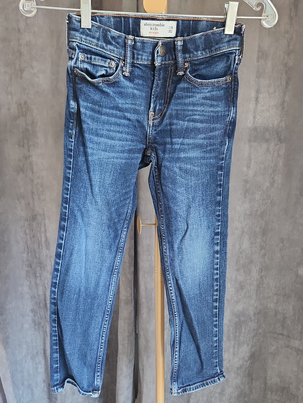 Abercrombie Kids Dark Wash Slim Jeans